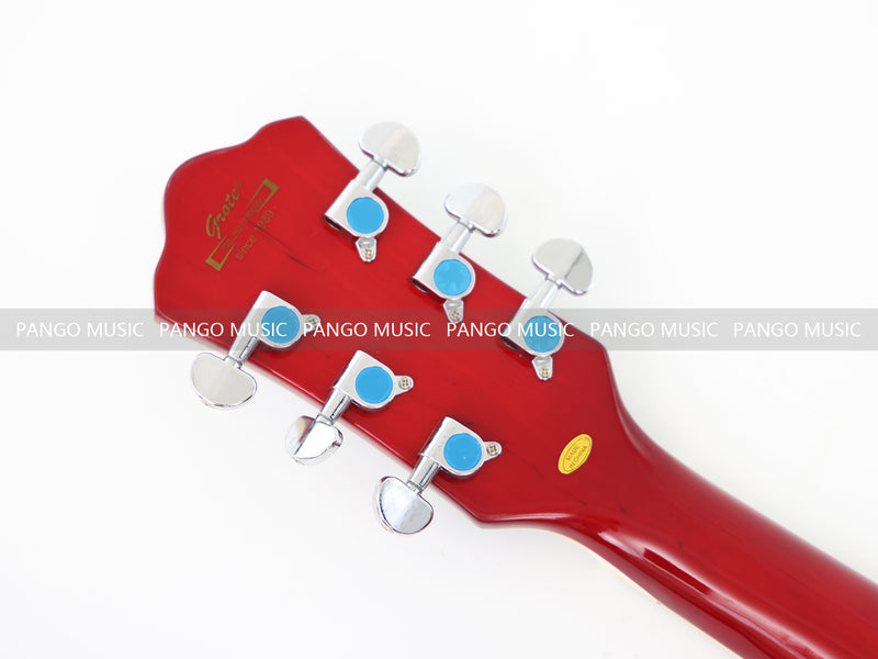 Semi Hollow Electric Guitar with Quilted Maple Top (YMZ-159X)