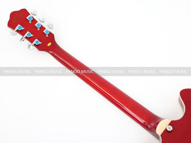 Semi Hollow Electric Guitar with Quilted Maple Top (YMZ-159X)