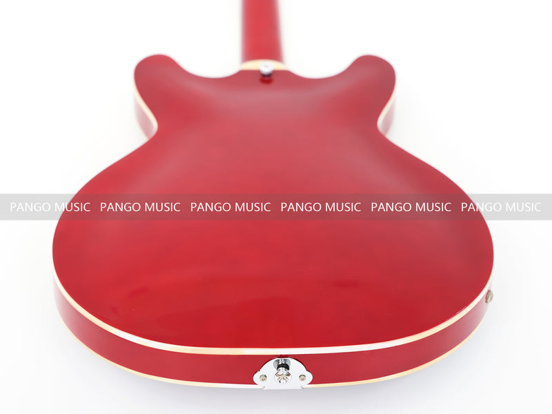 Semi Hollow Electric Guitar with Quilted Maple Top (YMZ-159X)