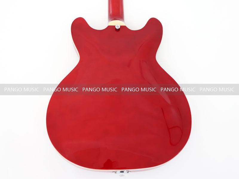 Semi Hollow Electric Guitar with Quilted Maple Top (YMZ-159X)