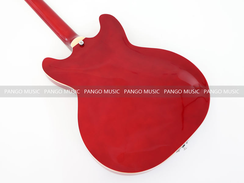 Semi Hollow Electric Guitar with Quilted Maple Top (YMZ-159X)