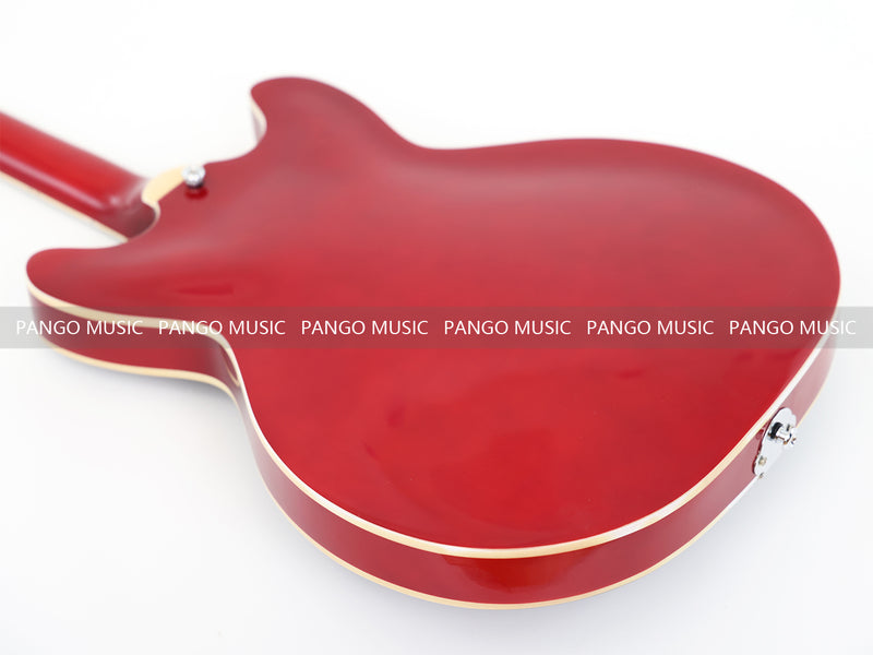 Semi Hollow Electric Guitar with Quilted Maple Top (YMZ-159X)