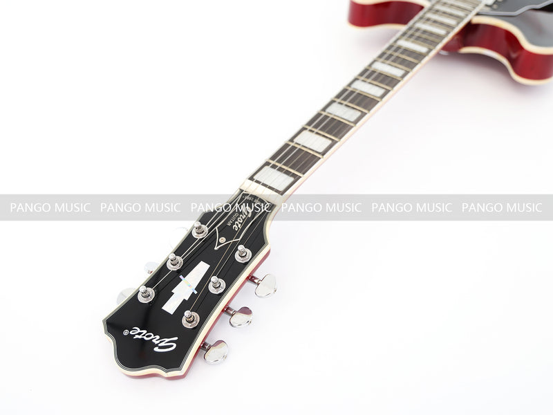 Semi Hollow Electric Guitar with Quilted Maple Top (YMZ-159X)