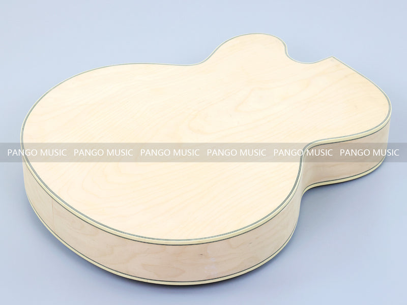 Semi Hollow Unfinished Maple DIY Electric Guitar Body (SHB-176, B Stock)