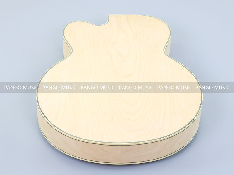 Semi Hollow Unfinished Maple DIY Electric Guitar Body (SHB-176, B Stock)