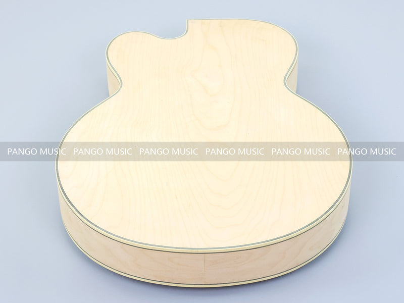 Semi Hollow Unfinished Maple DIY Electric Guitar Body (SHB-176, B Stock)