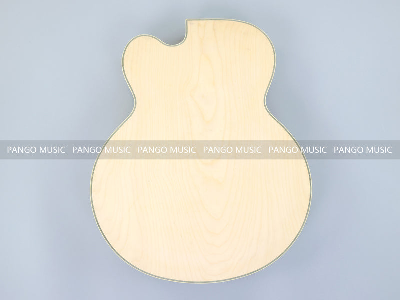 Semi Hollow Unfinished Maple DIY Electric Guitar Body (SHB-176, B Stock)