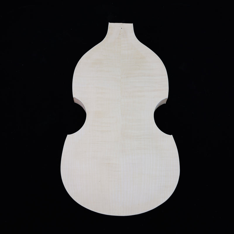 Semi Hollow Violin Style Unfinished Maple DIY Electric Guitar Body (034)