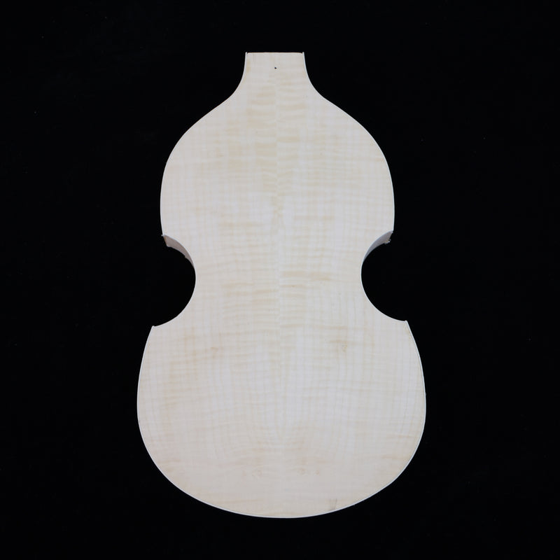 Semi Hollow Violin Style Unfinished Maple DIY Electric Guitar Body (035)