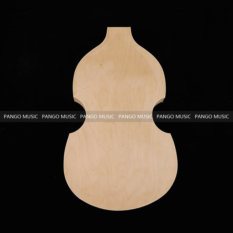 Semi Hollow Violin Style Unfinished Maple DIY Electric Guitar Body (033)