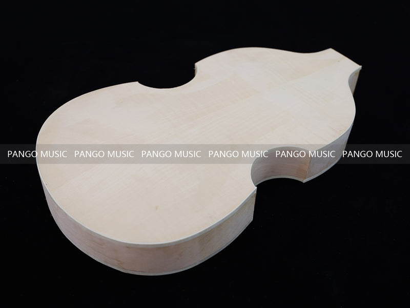 Semi Hollow Violin Style Unfinished Maple DIY Electric Guitar Body (033)