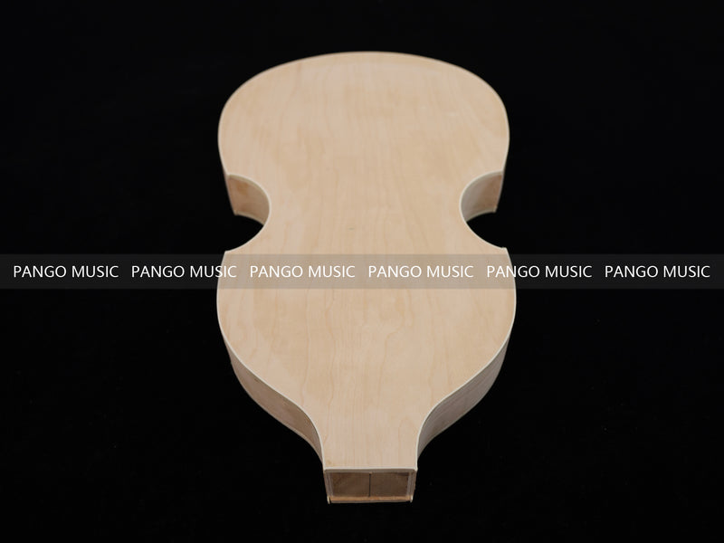 Semi Hollow Violin Style Unfinished Maple DIY Electric Guitar Body (035)