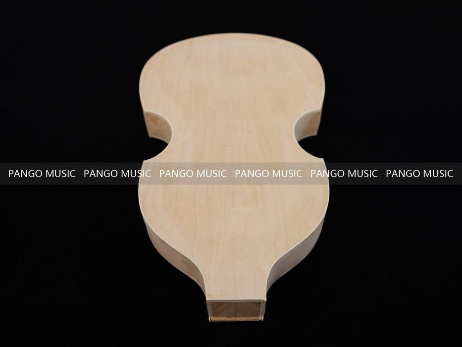 Semi Hollow Violin Style Unfinished Maple DIY Electric Guitar Body (035)