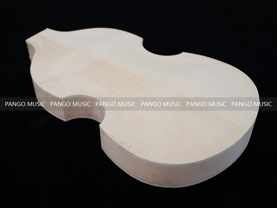Semi Hollow Violin Style Unfinished Maple DIY Electric Guitar Body (033)