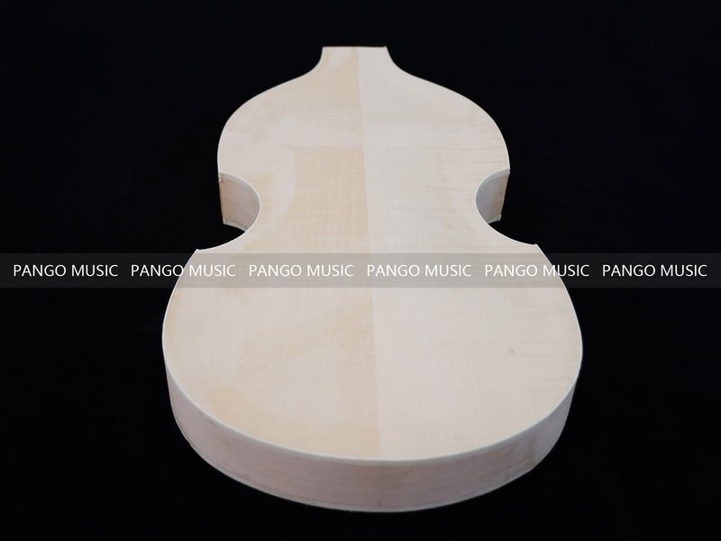 Semi Hollow Violin Style Unfinished Maple DIY Electric Guitar Body (033)