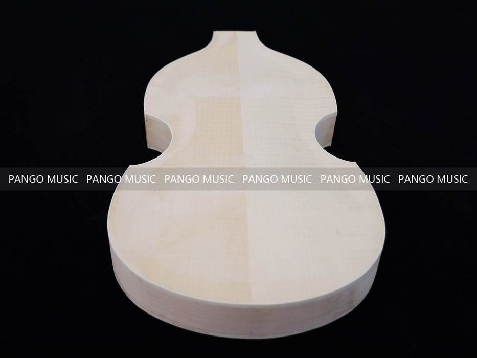 Semi Hollow Violin Style Unfinished Maple DIY Electric Guitar Body (033)