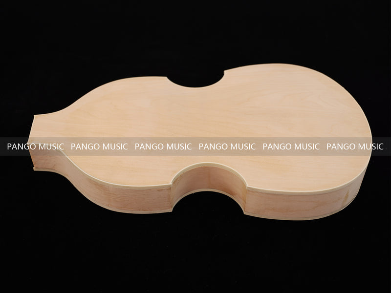 Semi Hollow Violin Style Unfinished Maple DIY Electric Guitar Body (036)