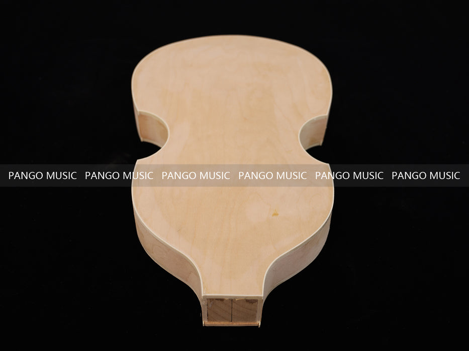 Semi Hollow Violin Style Unfinished Maple DIY Electric Guitar Body (033)