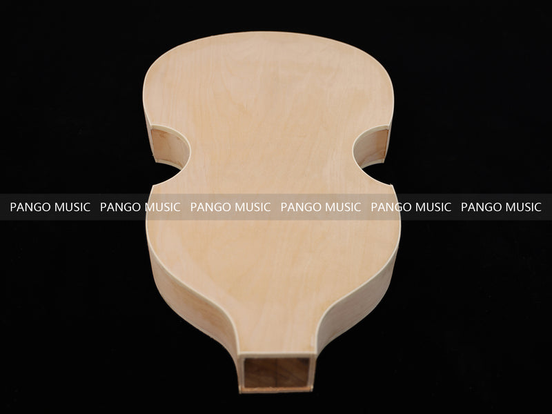 Semi Hollow Violin Style Unfinished Maple DIY Electric Guitar Body (036)