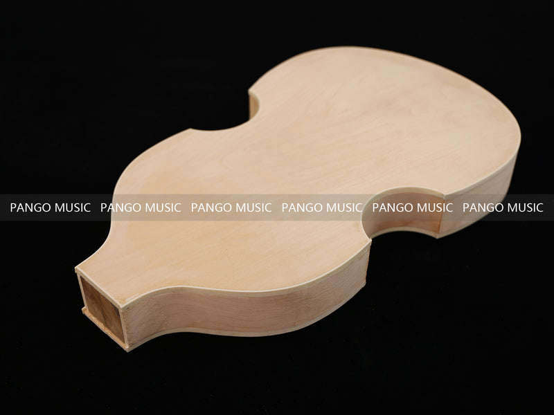 Semi Hollow Violin Style Unfinished Maple DIY Electric Guitar Body (036)