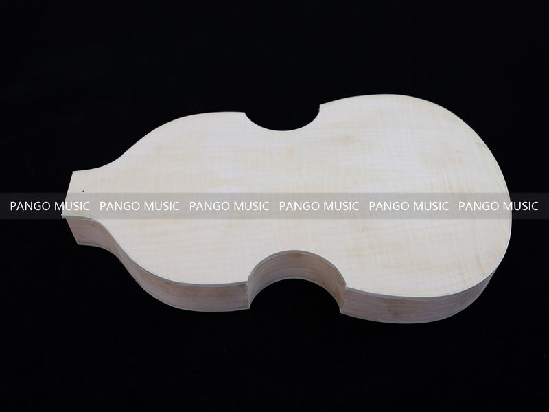 Semi Hollow Violin Style Unfinished Maple DIY Electric Guitar Body (035)