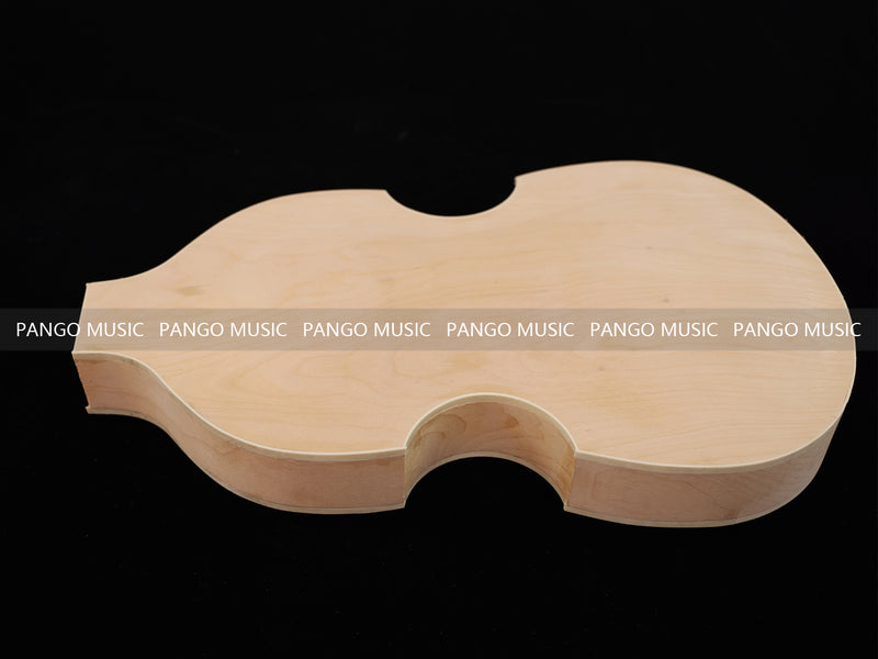 Semi Hollow Violin Style Unfinished Maple DIY Electric Guitar Body (034)