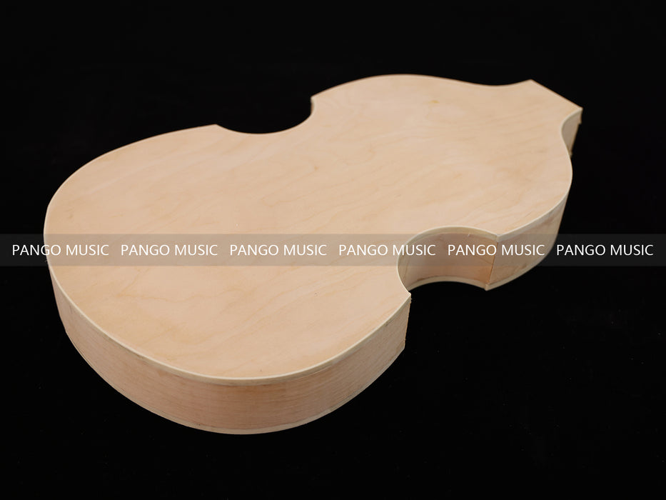 Semi Hollow Violin Style Unfinished Maple DIY Electric Guitar Body (033)