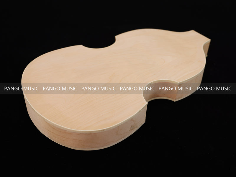 Semi Hollow Violin Style Unfinished Maple DIY Electric Guitar Body (036)