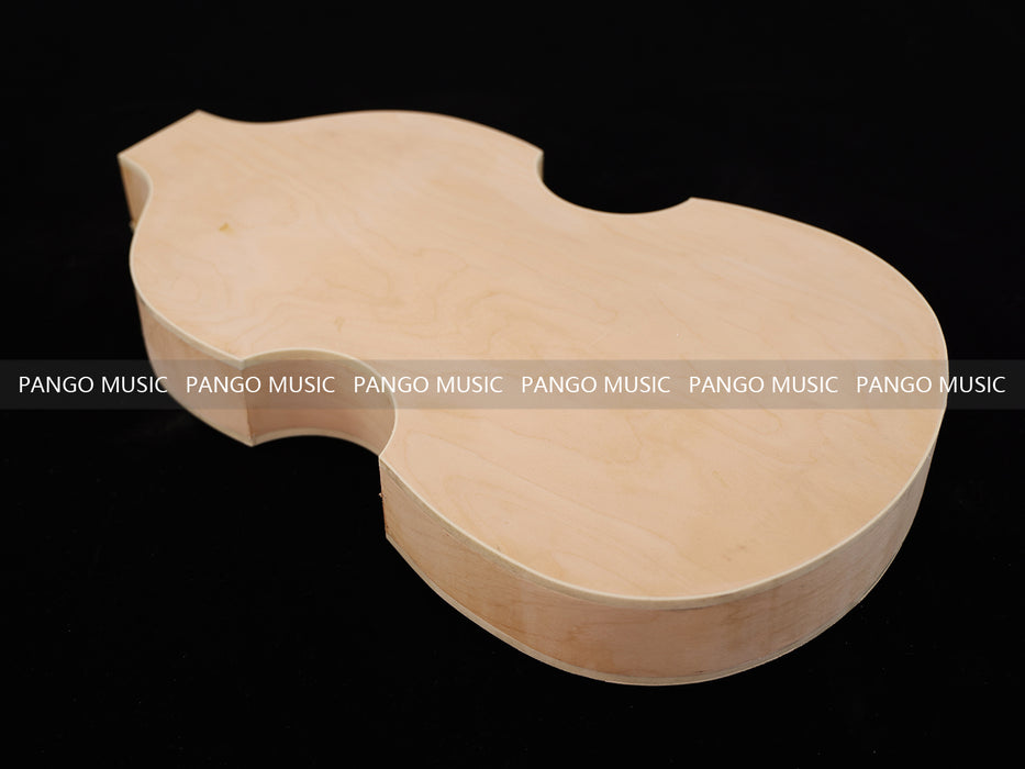 Semi Hollow Violin Style Unfinished Maple DIY Electric Guitar Body (033)