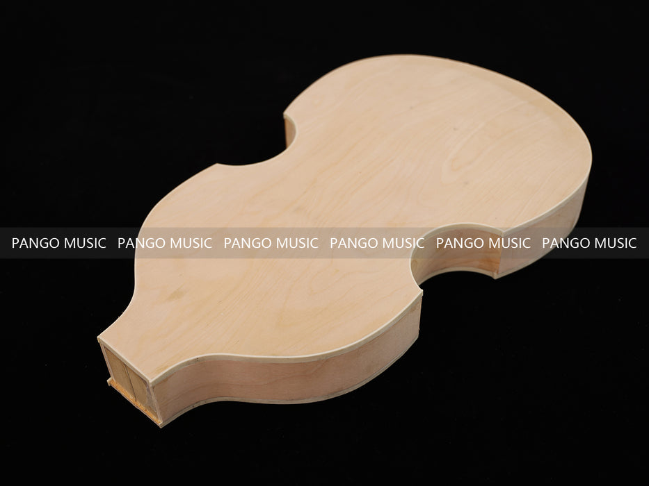 Semi Hollow Violin Style Unfinished Maple DIY Electric Guitar Body (034)
