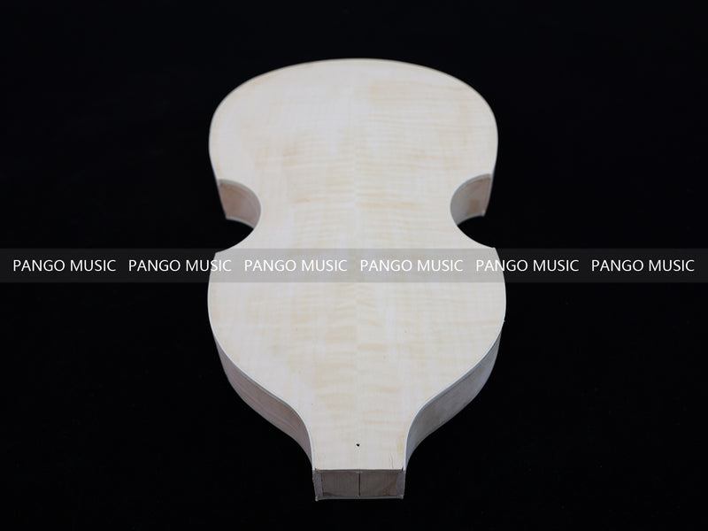 Semi Hollow Violin Style Unfinished Maple DIY Electric Guitar Body (035)