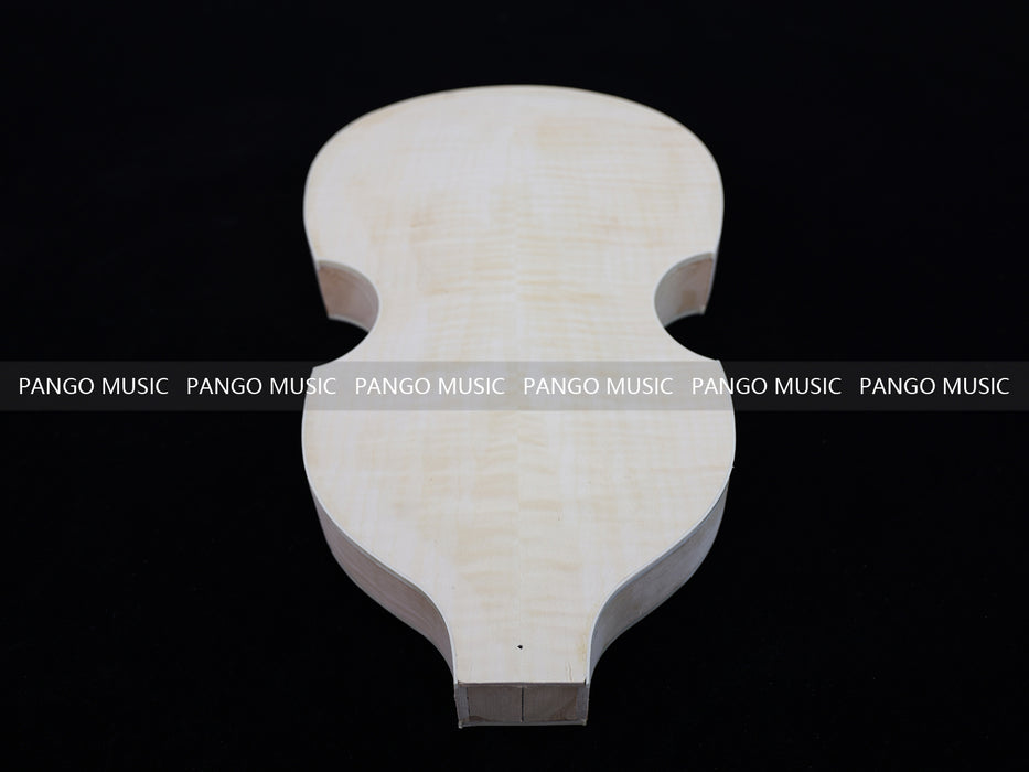 Semi Hollow Violin Style Unfinished Maple DIY Electric Guitar Body (035)