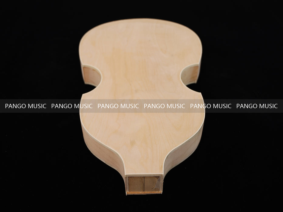 Semi Hollow Violin Style Unfinished Maple DIY Electric Guitar Body (034)