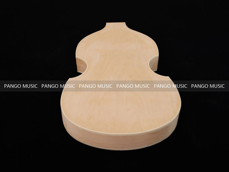 Semi Hollow Violin Style Unfinished Maple DIY Electric Guitar Body (036)
