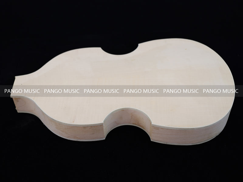Semi Hollow Violin Style Unfinished Maple DIY Electric Guitar Body (033)