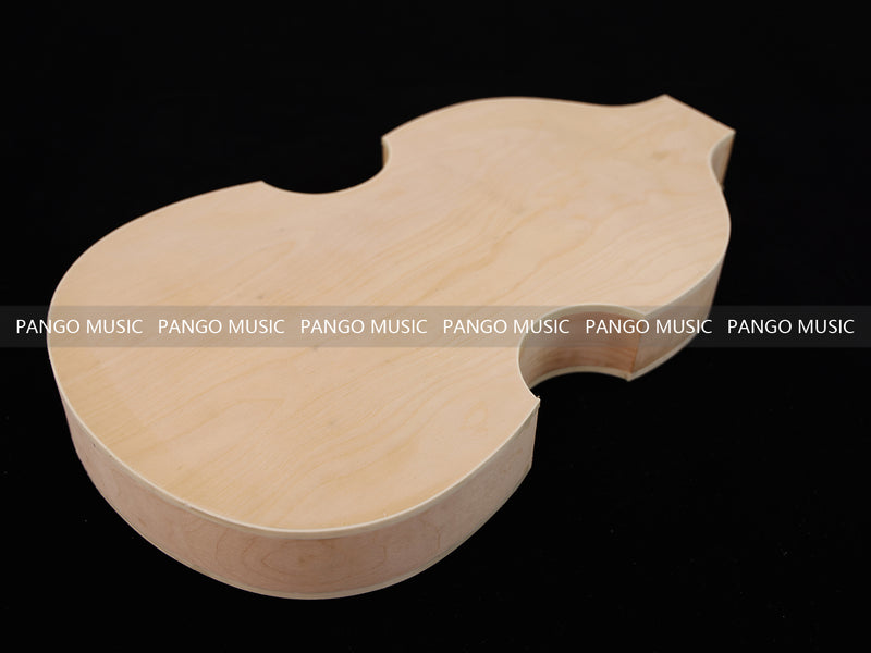 Semi Hollow Violin Style Unfinished Maple DIY Electric Guitar Body (034)