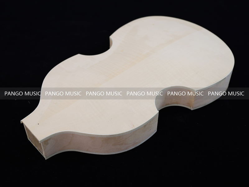 Semi Hollow Violin Style Unfinished Maple DIY Electric Guitar Body (033)