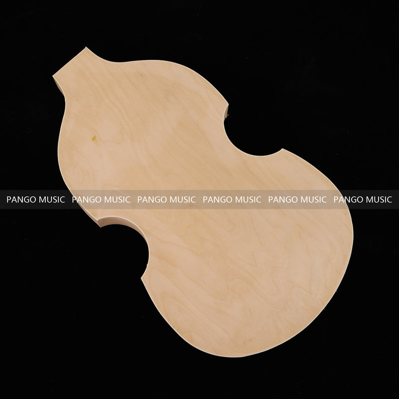 Semi Hollow Violin Style Unfinished Maple DIY Electric Guitar Body (033)