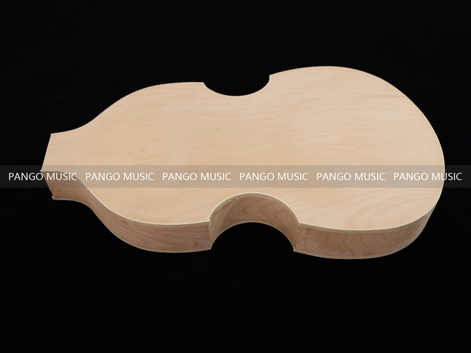 Semi Hollow Violin Style Unfinished Maple DIY Electric Guitar Body (035)