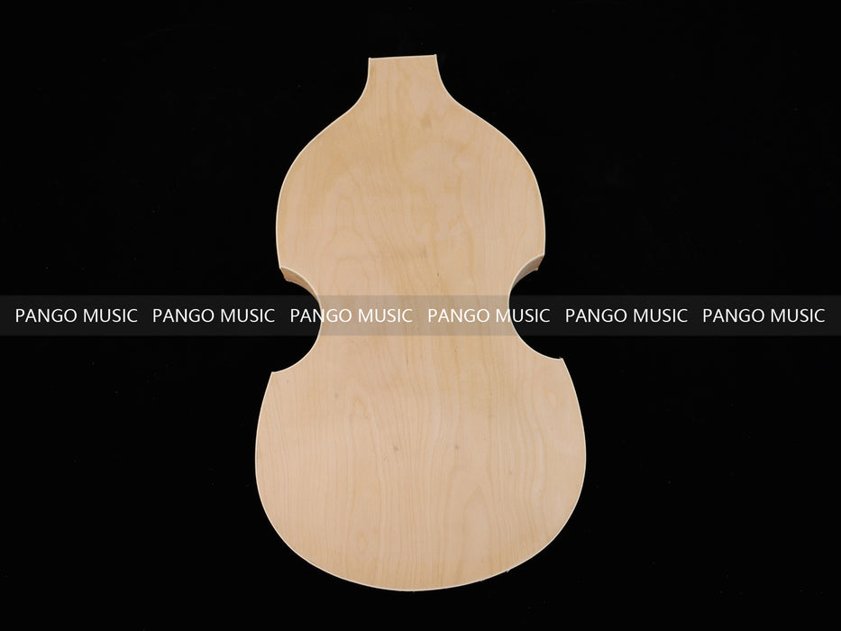 Semi Hollow Violin Style Unfinished Maple DIY Electric Guitar Body (034)