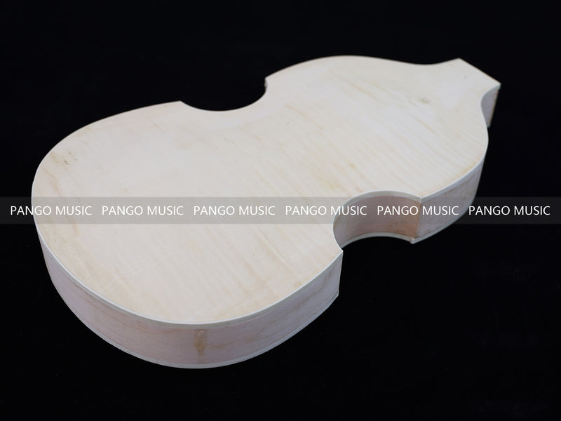 Semi Hollow Violin Style Unfinished Maple DIY Electric Guitar Body (036)