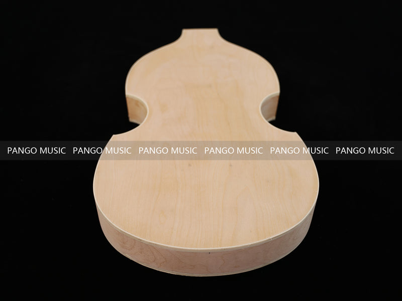 Semi Hollow Violin Style Unfinished Maple DIY Electric Guitar Body (034)