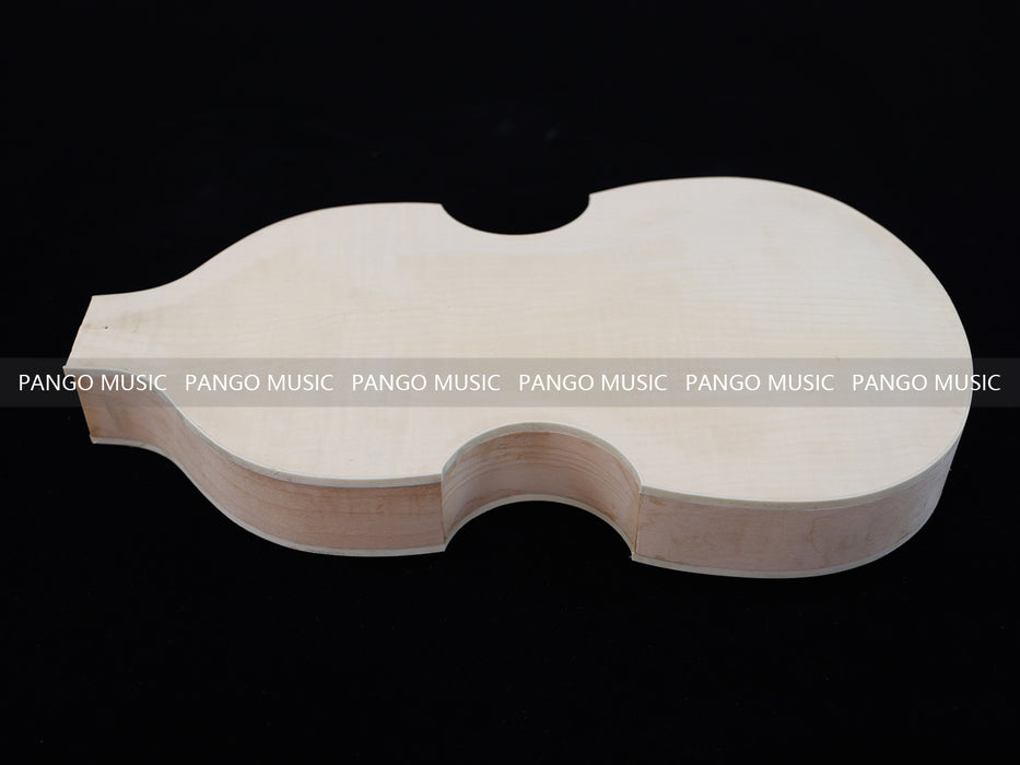 Semi Hollow Violin Style Unfinished Maple DIY Electric Guitar Body (034)