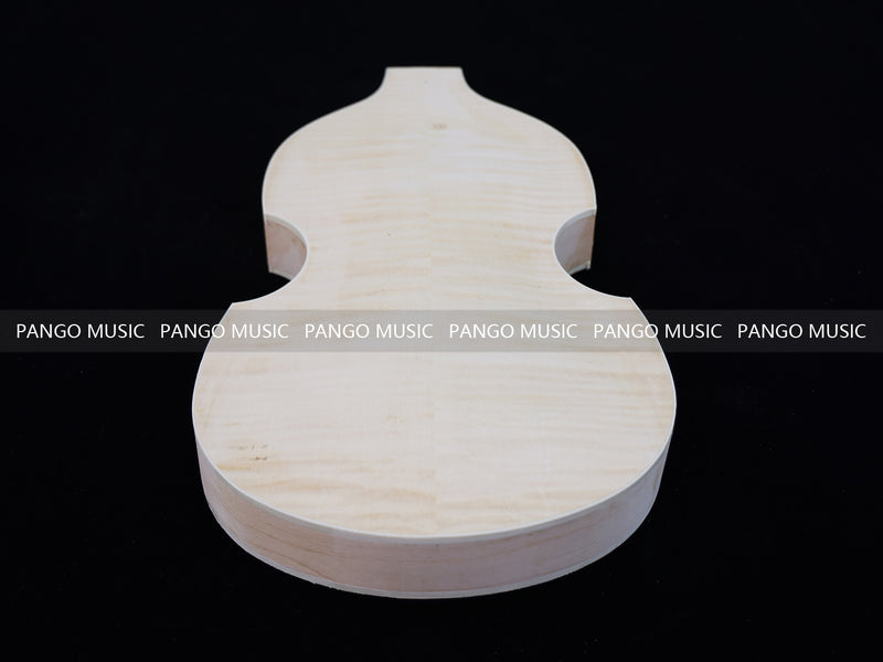 Semi Hollow Violin Style Unfinished Maple DIY Electric Guitar Body (036)