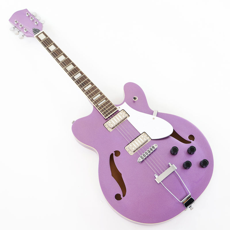 Semi-Hollow Body ES-335 Style Sparkling Electric Guitar (PHY-155)