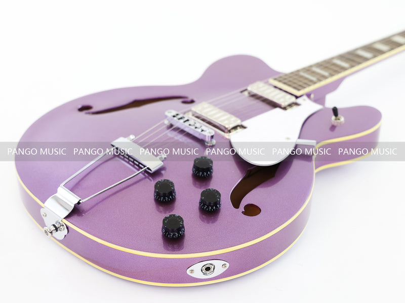 Semi-Hollow Body ES-335 Style Sparkling Electric Guitar (PHY-155)