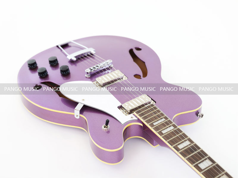 Semi-Hollow Body ES-335 Style Sparkling Electric Guitar (PHY-155)