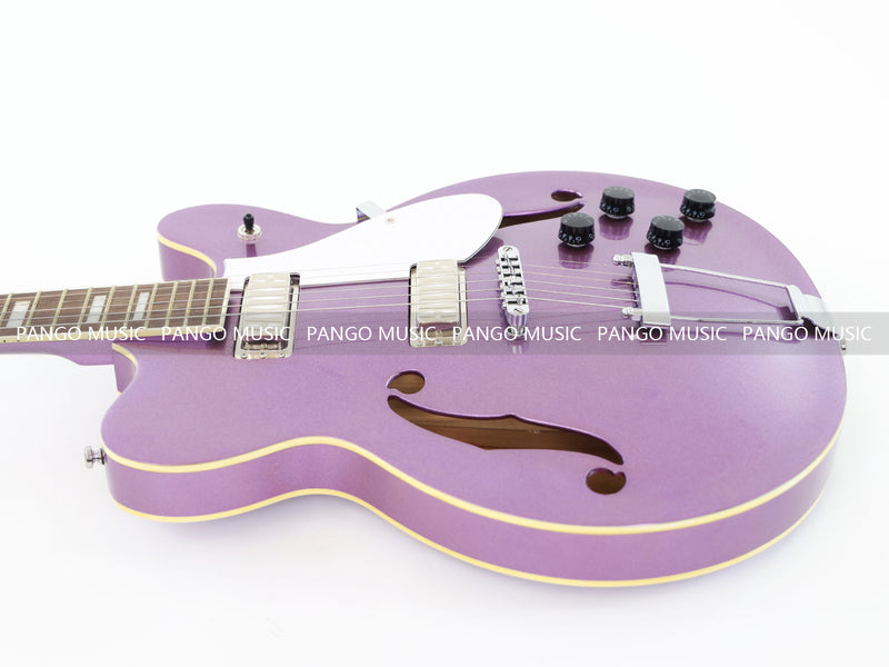 Semi-Hollow Body ES-335 Style Sparkling Electric Guitar (PHY-155)