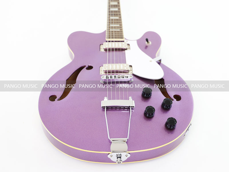 Semi-Hollow Body ES-335 Style Sparkling Electric Guitar (PHY-155)