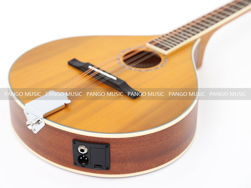 Solid Red Pine Top, 512mm Scale Length – Built-in EQ Bouzouki (PBZ-004X)